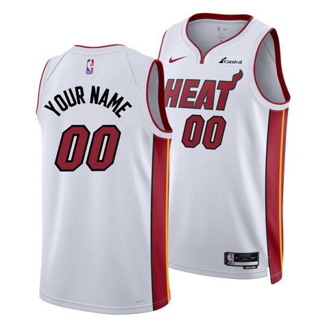 Miami Heat Nike Classic Edition Swingman Jersey 22 - White/Black - Custom -  Mens