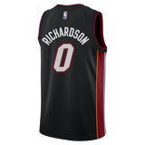 Josh Richardson Nike Miami HEAT Icon Black Swingman Jersey - 2