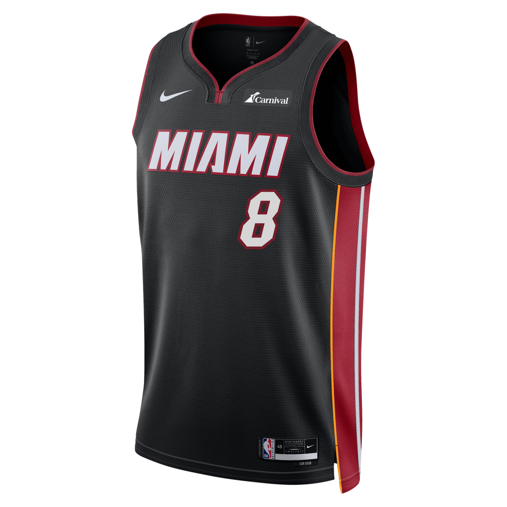 Jamal Cain Nike Miami HEAT Icon Black Swingman Jersey MENS JERSEYS NIKE    - featured image