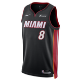 Jamal Cain Nike Miami HEAT Icon Black Swingman Jersey - 1