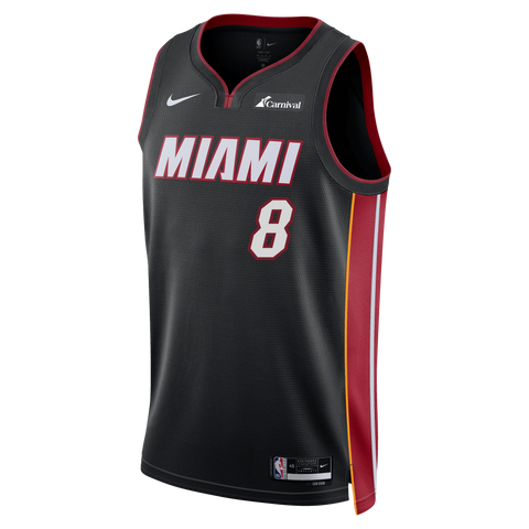 Jamal Cain Nike Miami HEAT Icon Black Swingman Jersey