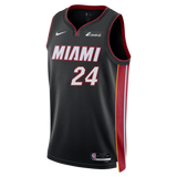 Haywood Highsmith Nike Miami HEAT Icon Black Swingman Jersey - 1