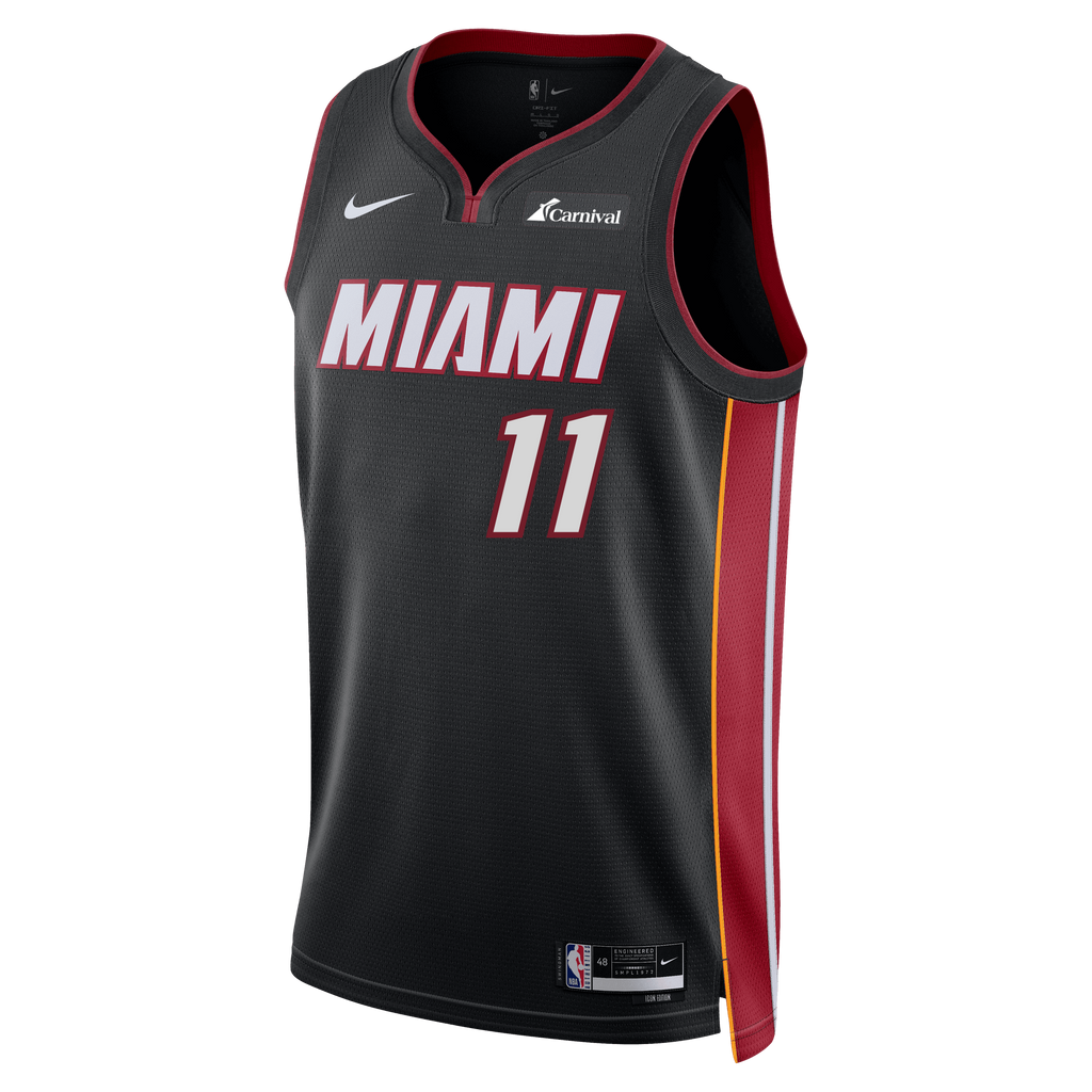Jaime Jaquez Jr. Nike Miami HEAT Icon Black Swingman Jersey MENS JERSEYS NIKE    - featured image