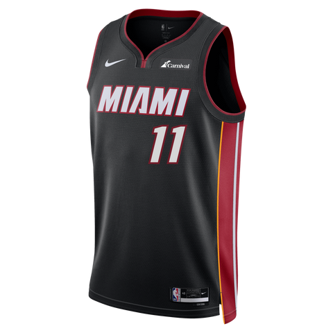 Jaime Jaquez Jr. Nike Miami HEAT Icon Black Swingman Jersey