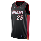 Orlando Robinson Nike Miami HEAT Icon Black Swingman Jersey - 1
