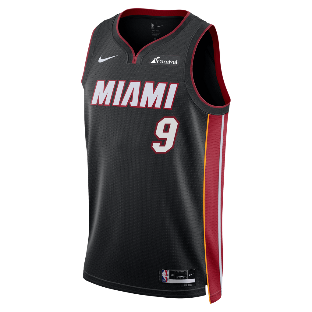 Dru Smith Nike Miami HEAT Icon Black Swingman Jersey MENS JERSEYS NIKE    - featured image