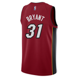 Thomas Bryant Nike Jordan Brand Miami HEAT Statement Red Swingman Jersey - 2