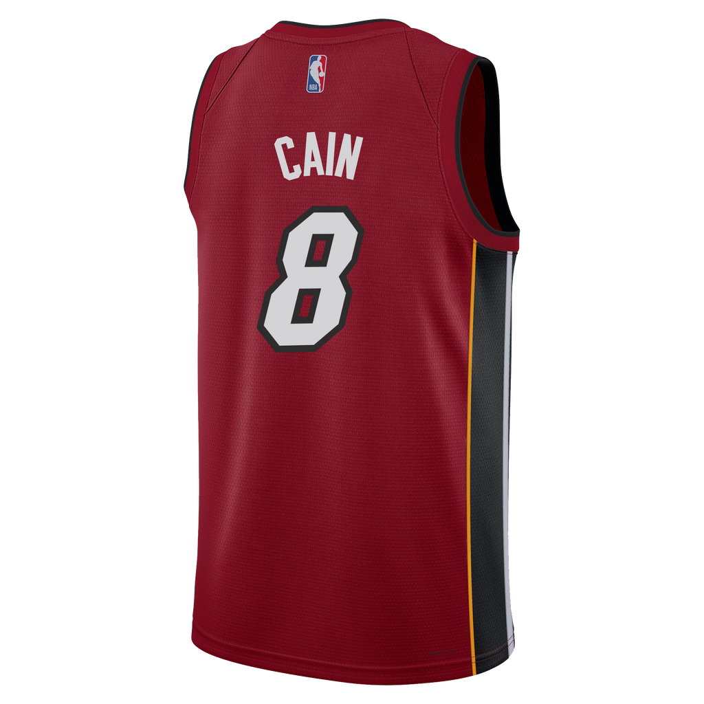 Jamal Cain Nike Jordan Brand Miami HEAT Statement Red Swingman