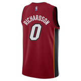 Josh Richardson Nike Jordan Brand Miami HEAT Statement Red Swingman Jersey - 2