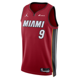 Dru Smith Nike Jordan Brand Miami HEAT Statement Red Swingman Jersey - 1