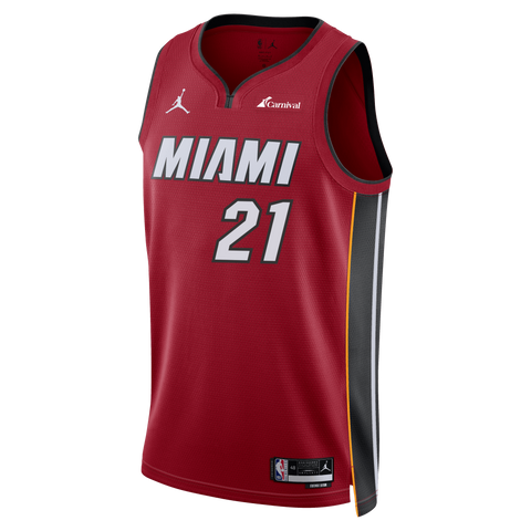 Cole Swider Nike Jordan Brand Miami HEAT Statement Red Swingman Jersey