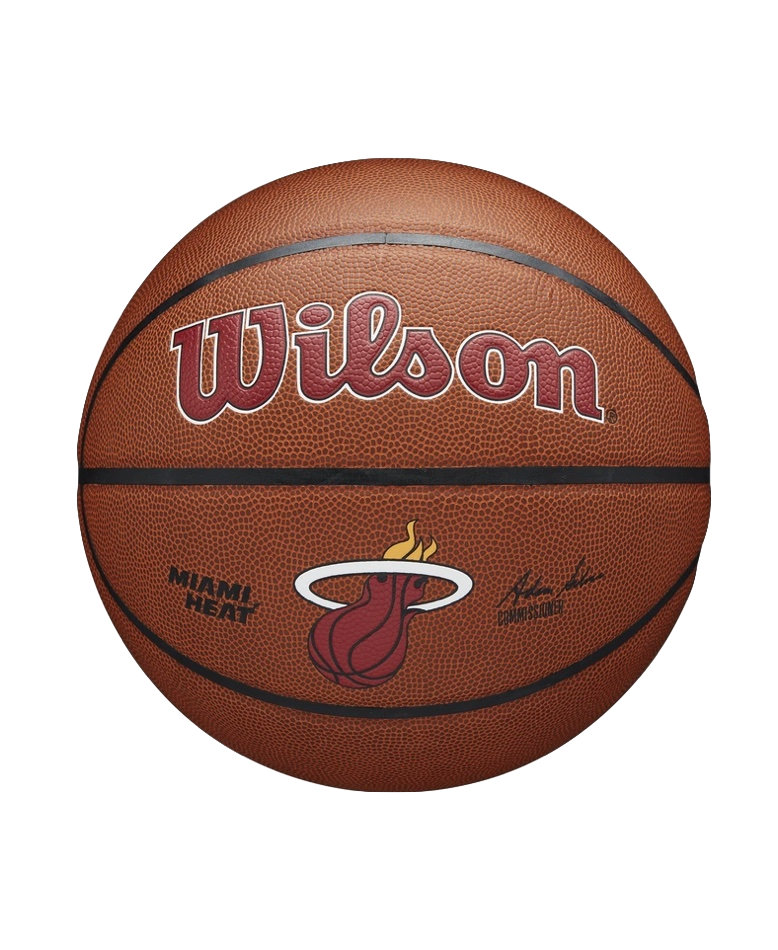 Wilson Miami HEAT Composite Basketball Basketballs Wilson