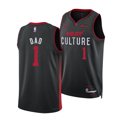 #1 Dad Nike HEAT Culture Swingman Jersey