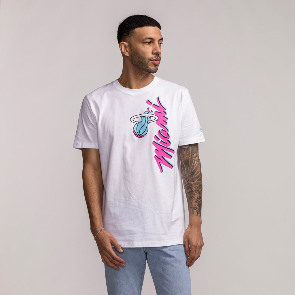 New Era Miami HEAT Original Vice Wordmark Tee | Miami HEAT | Tee