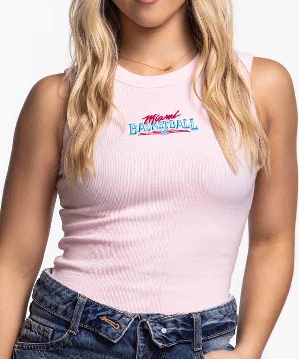 A young woman with long, wavy blonde hair wears the Court Culture Original Vice Nights 