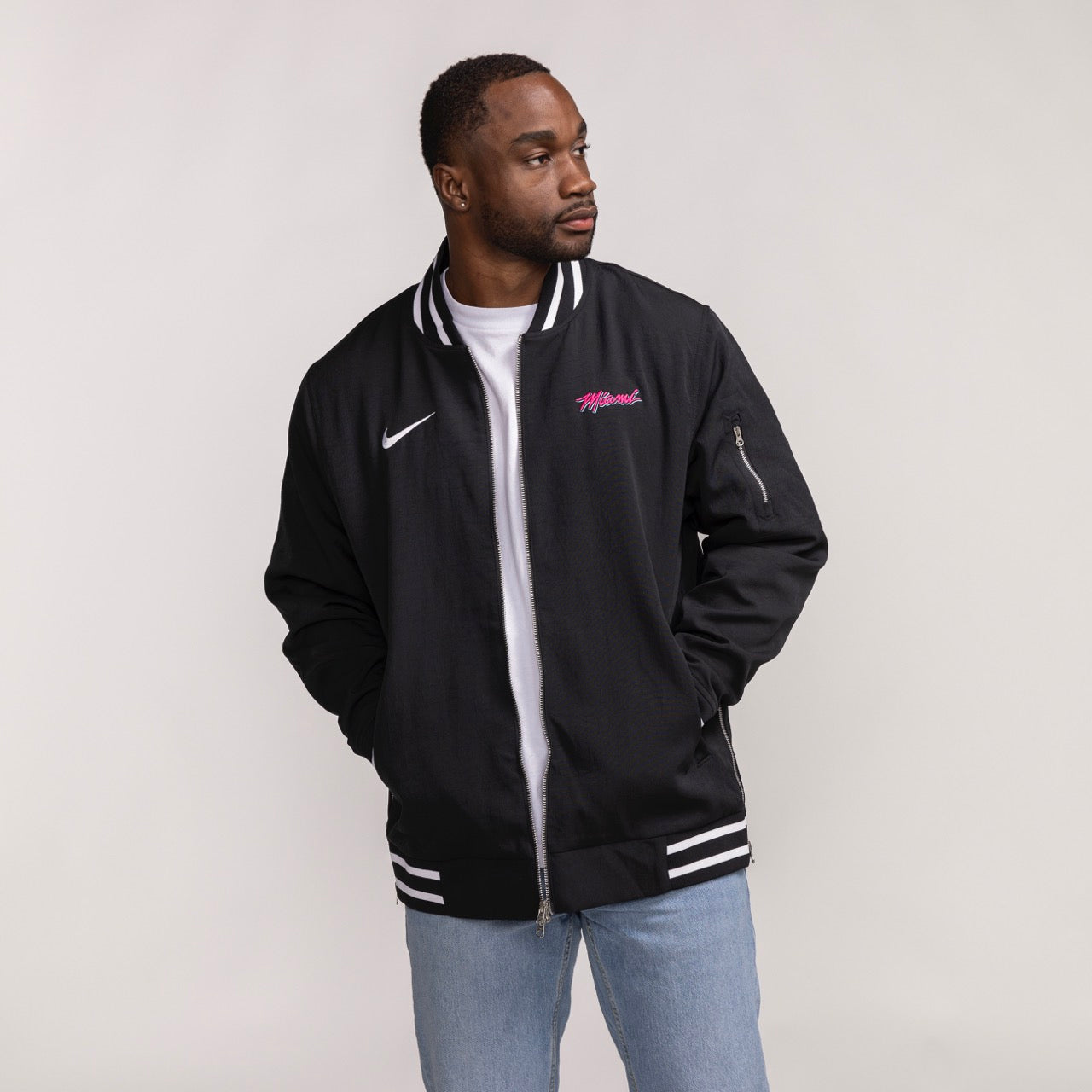 Nike Miami HEAT Bomber Jacket Miami HEAT Jackets