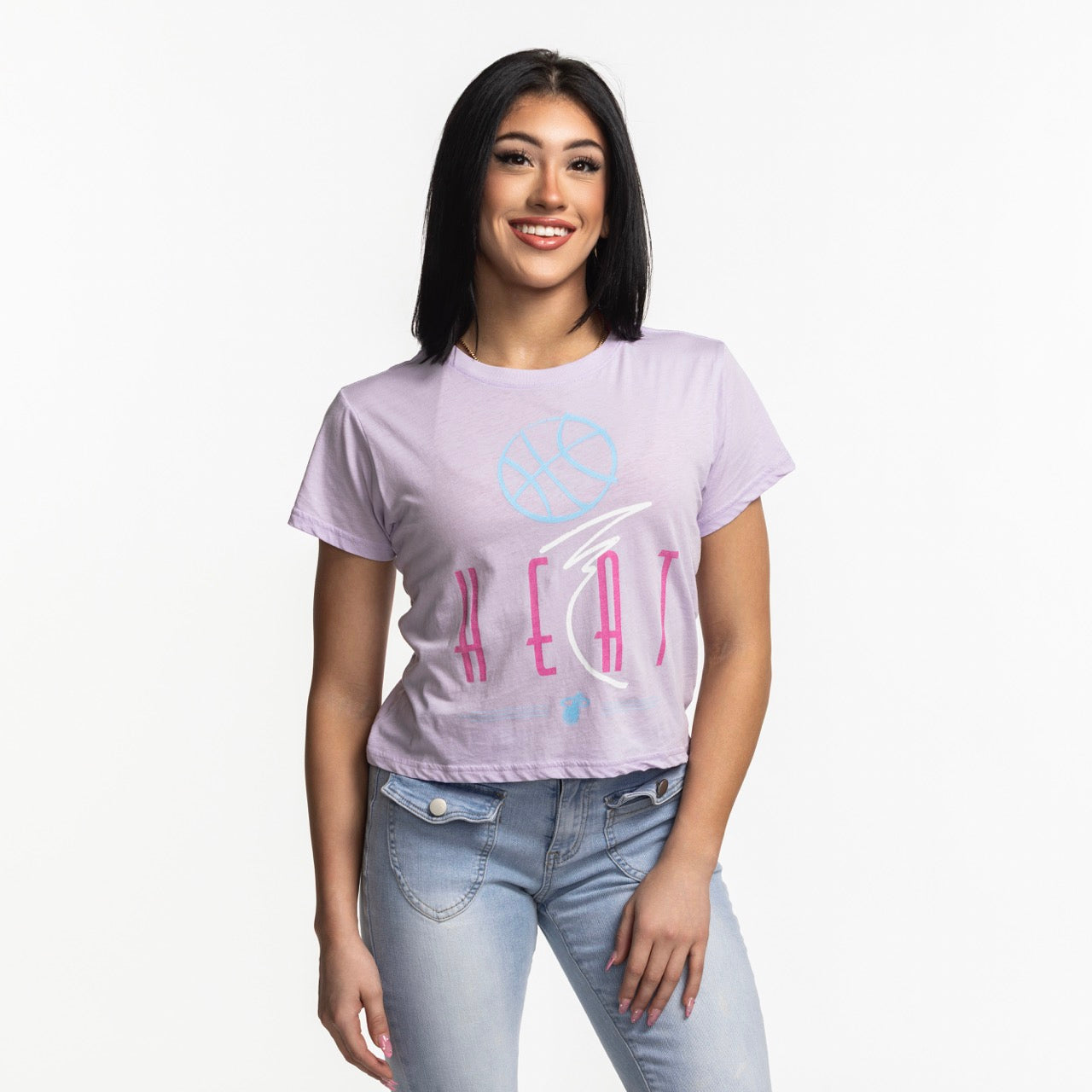 A woman with long dark hair wears the Court Culture Original Vice Nights 