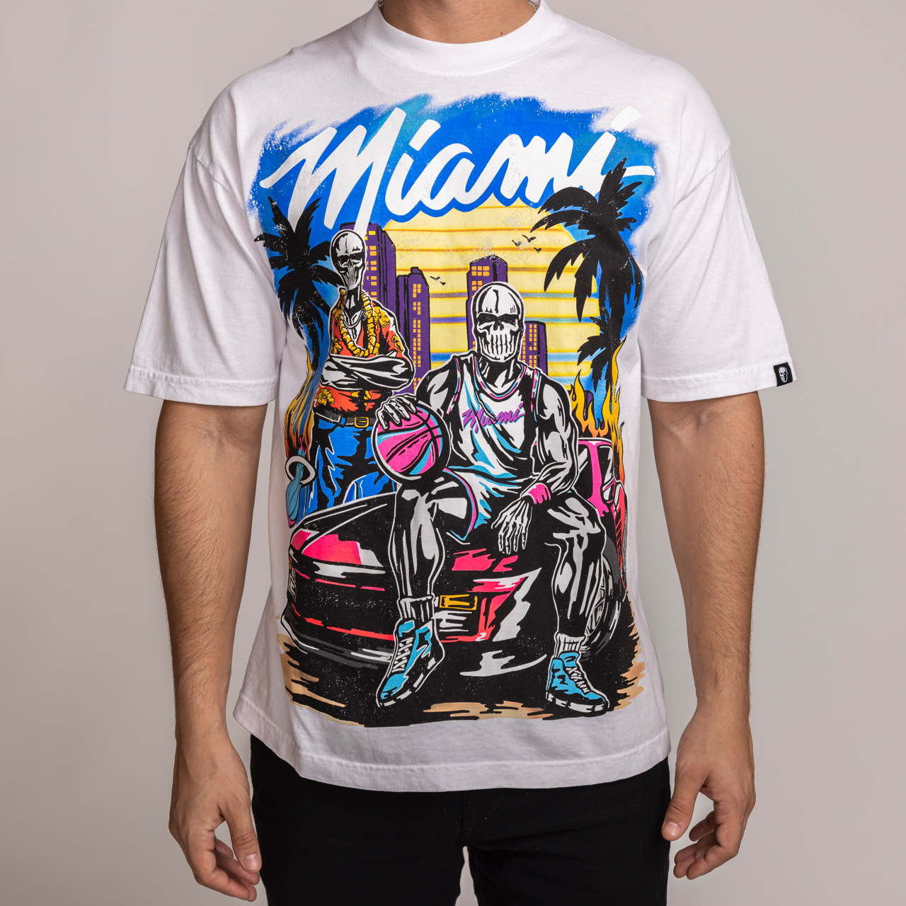 Warren Lotas Miami HEAT Vice Tee | Miami HEAT | Tee Warren Lotas Miami HEAT Vice Tee | Miami HEAT | Tee