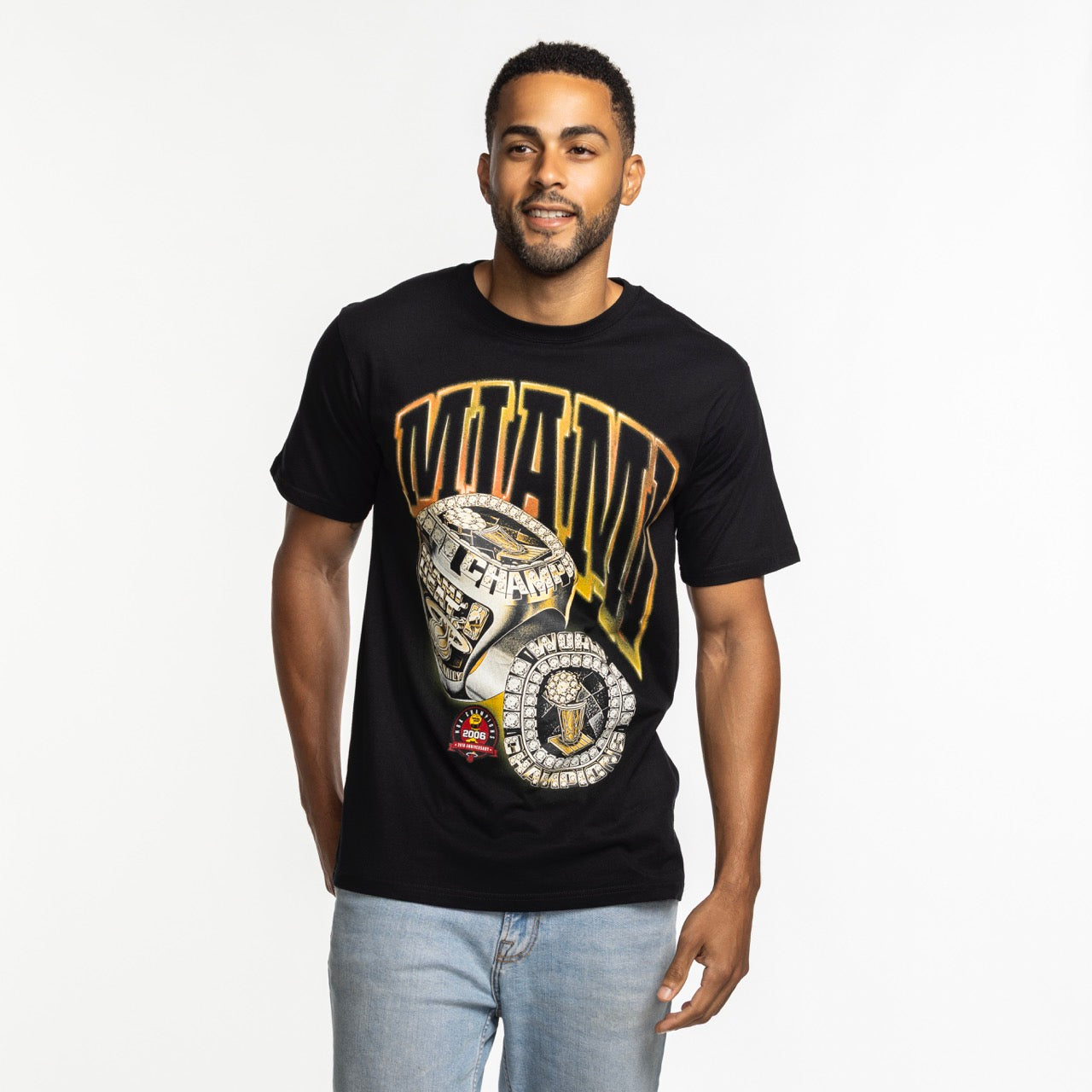 A man stands against a white background wearing the Court Culture 