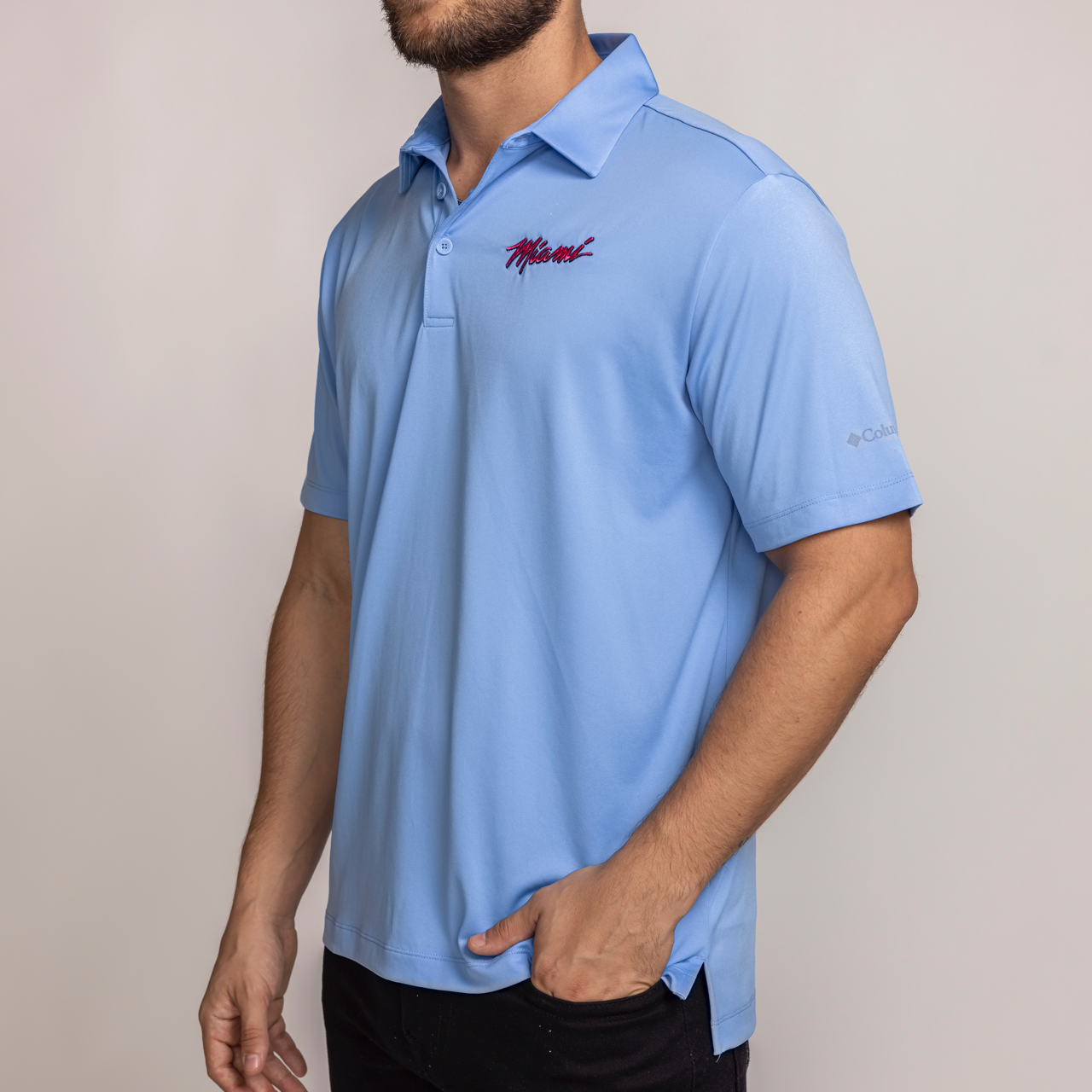 Columbia Miami HEAT Vice Drive Polo | Miami HEAT | Polo Columbia Miami HEAT Vice Drive Polo | Miami HEAT | Polo
