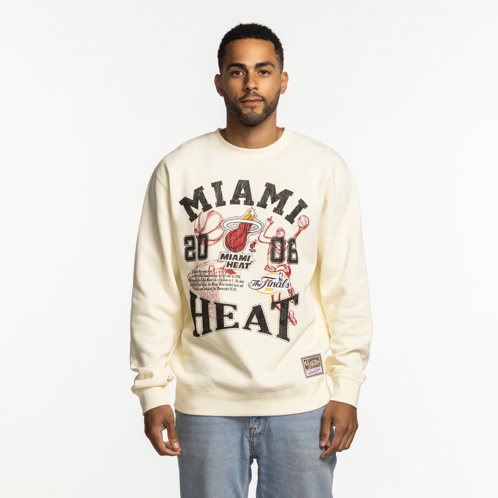 Mitchell & Ness Miami HEAT 2006 Championship Crewneck |Miami HEAT