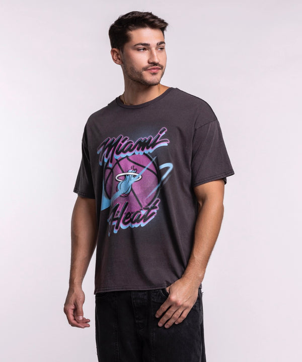 A man with short brown hair and a trimmed beard stands facing forward, wearing the Court Culture Original Vice Nights 