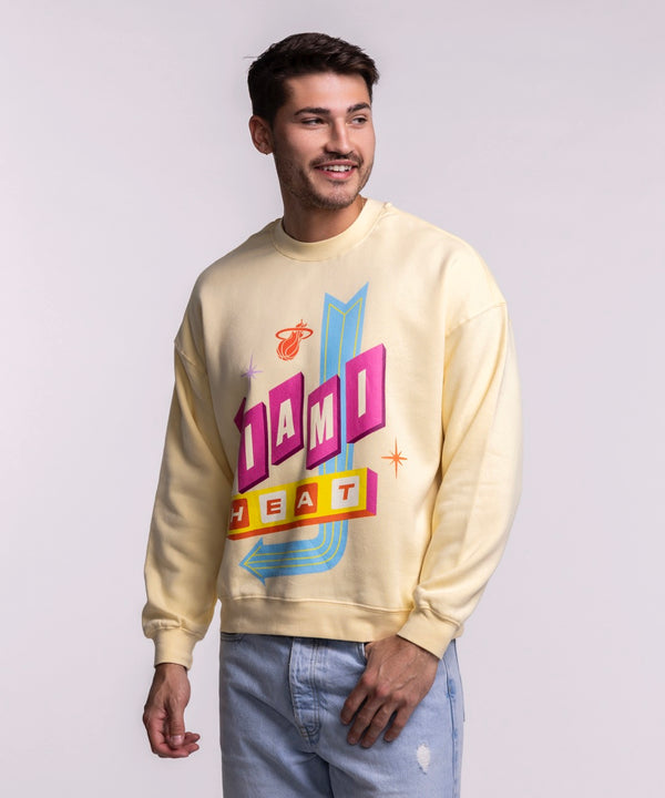 A man with short dark hair and a beard models the Court Culture Original Vice Nights 