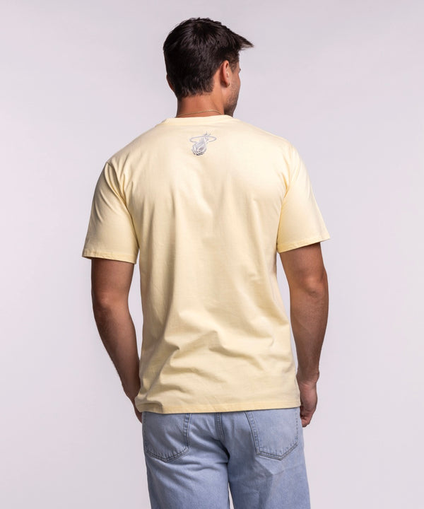 A man smiles in a Court Culture Original Vice Nights 