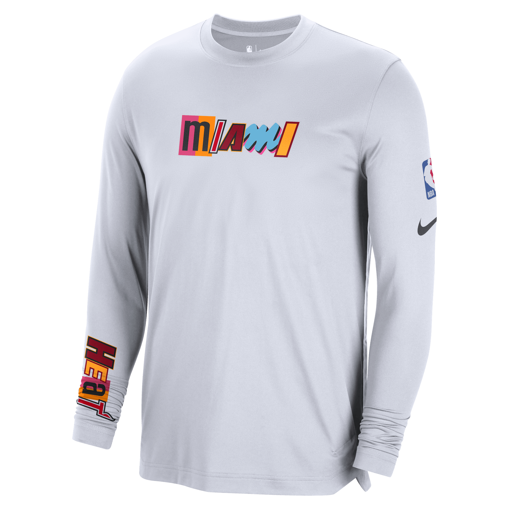 Nike Miami Mashup Vol. 2 Pre-Game Long Sleeve Tee – Miami HEAT Store