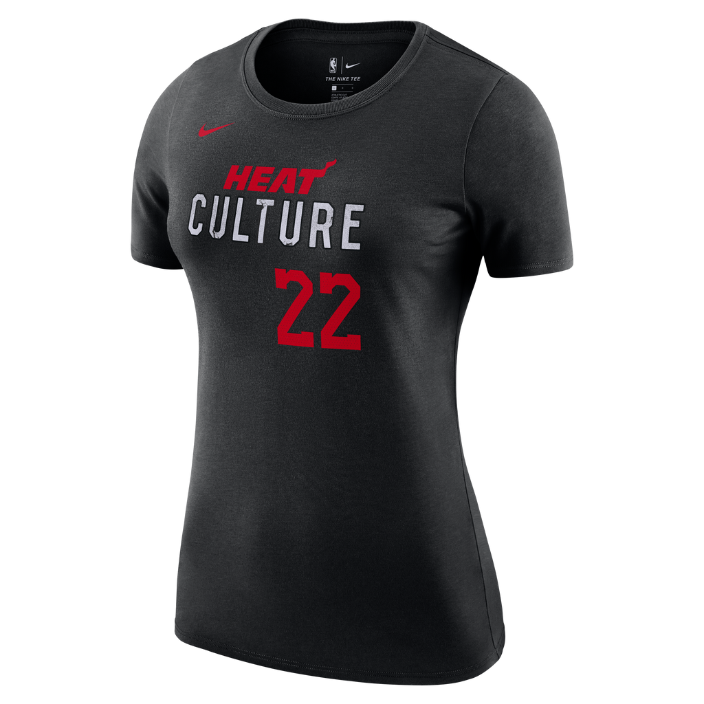 Jimmy Butler Nike HEAT Culture Name & Number Women's Tee WOMENS TEES NIKE    - featured image