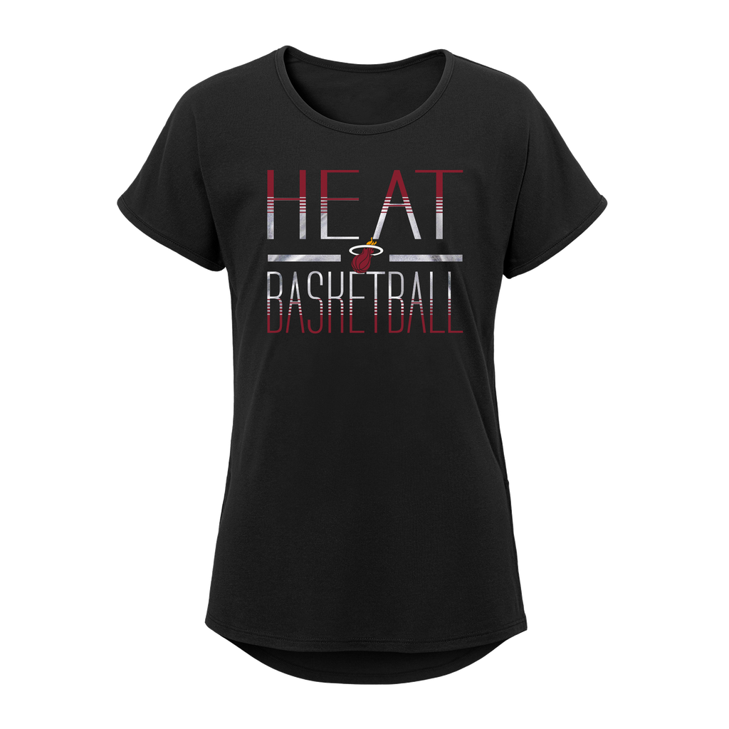 Miami HEAT Girls Dolman Glory Youth Tee GIRLSTEES OUTERSTUFF    - featured image