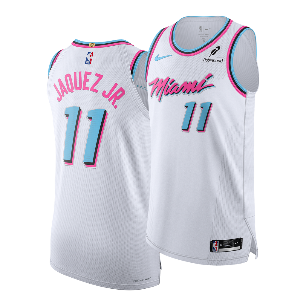 Jaime Jaquez Jr Nike Vice Jersey | Miami Heat | Jersey