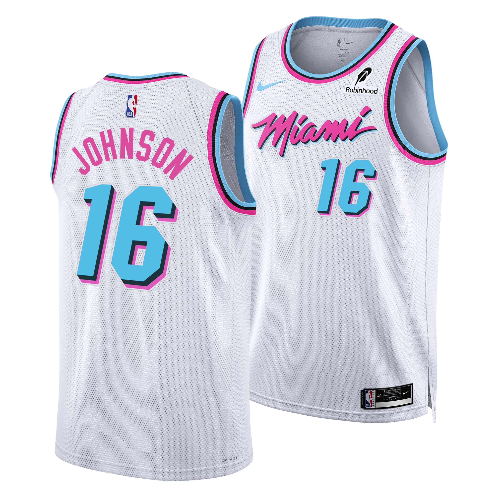 Keshad Johnson Vice Youth Jersey | Miami HEAT | Jerseys Keshad Johnson Vice Youth Jersey | Miami HEAT | Jerseys
