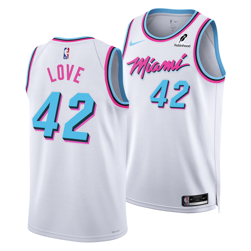 Heart BASKETBALL ユニフォーム　上下セット Kevin Love Vice Swingman Jersey | Miami HEAT | Jersey