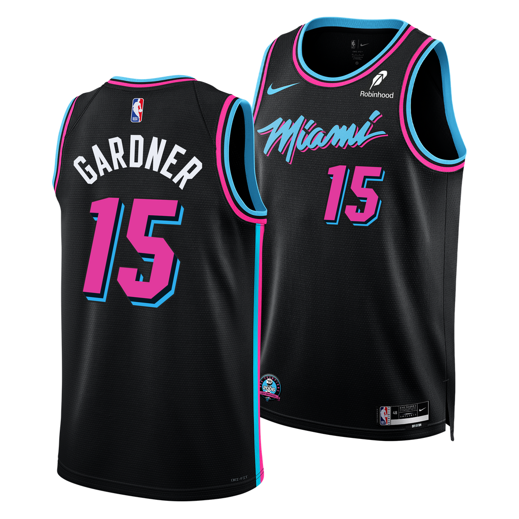 Myron Gardner Nike Original Vice Nights Swingman Jersey |Miami