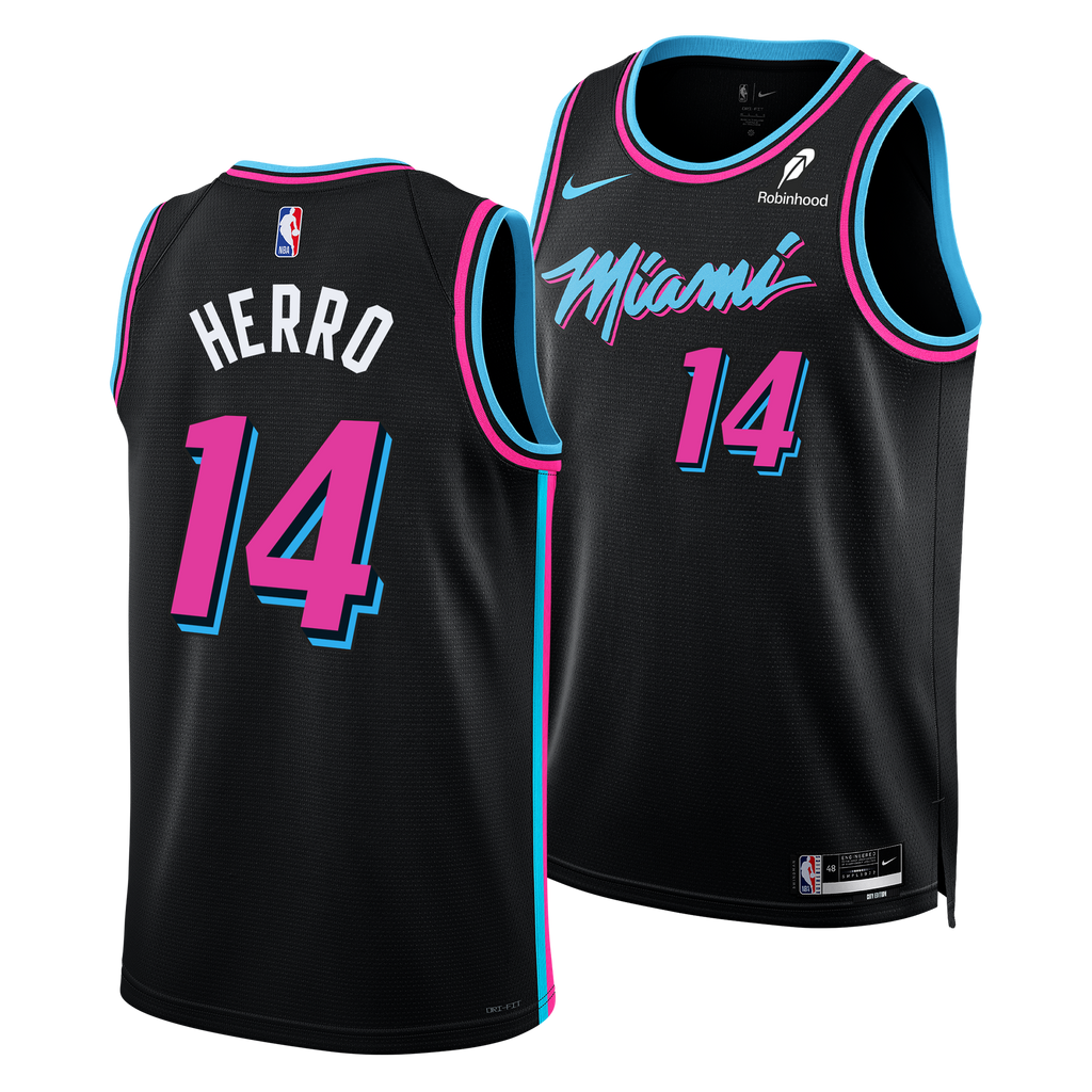 Tyler Herro Nike Original Vice Nights Swingman Jersey |Miami HEAT