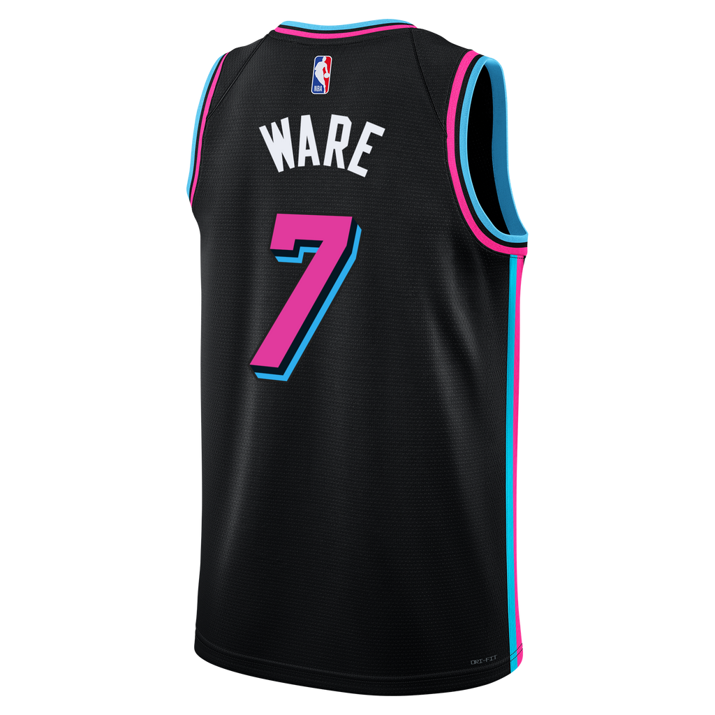ウェア wind and sea NBA miami HEAT MIAMI XL HS25101_ViceNights_Jersey_Swin