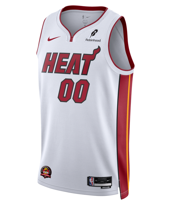 Personalized Nike Miami HEAT Association White Youth Swingman Jersey Youth Jersey Nike