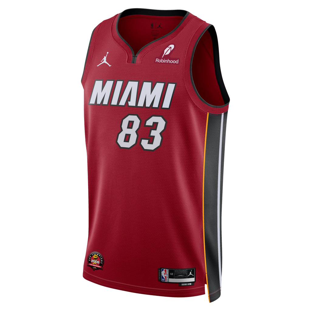 Bam Adebayo Nike Jordan Brand Miami HEAT Statement Red “83-Point Game”