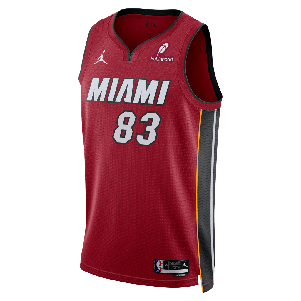 Bam Adebayo Nike Jordan Brand Miami HEAT Statement Red “83-Point Game”