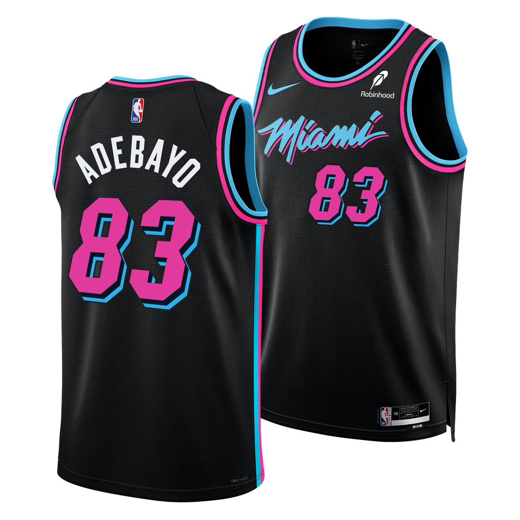 Bam Adebayo Nike Original Vice Nights “83-Point Game” Swingman Jersey