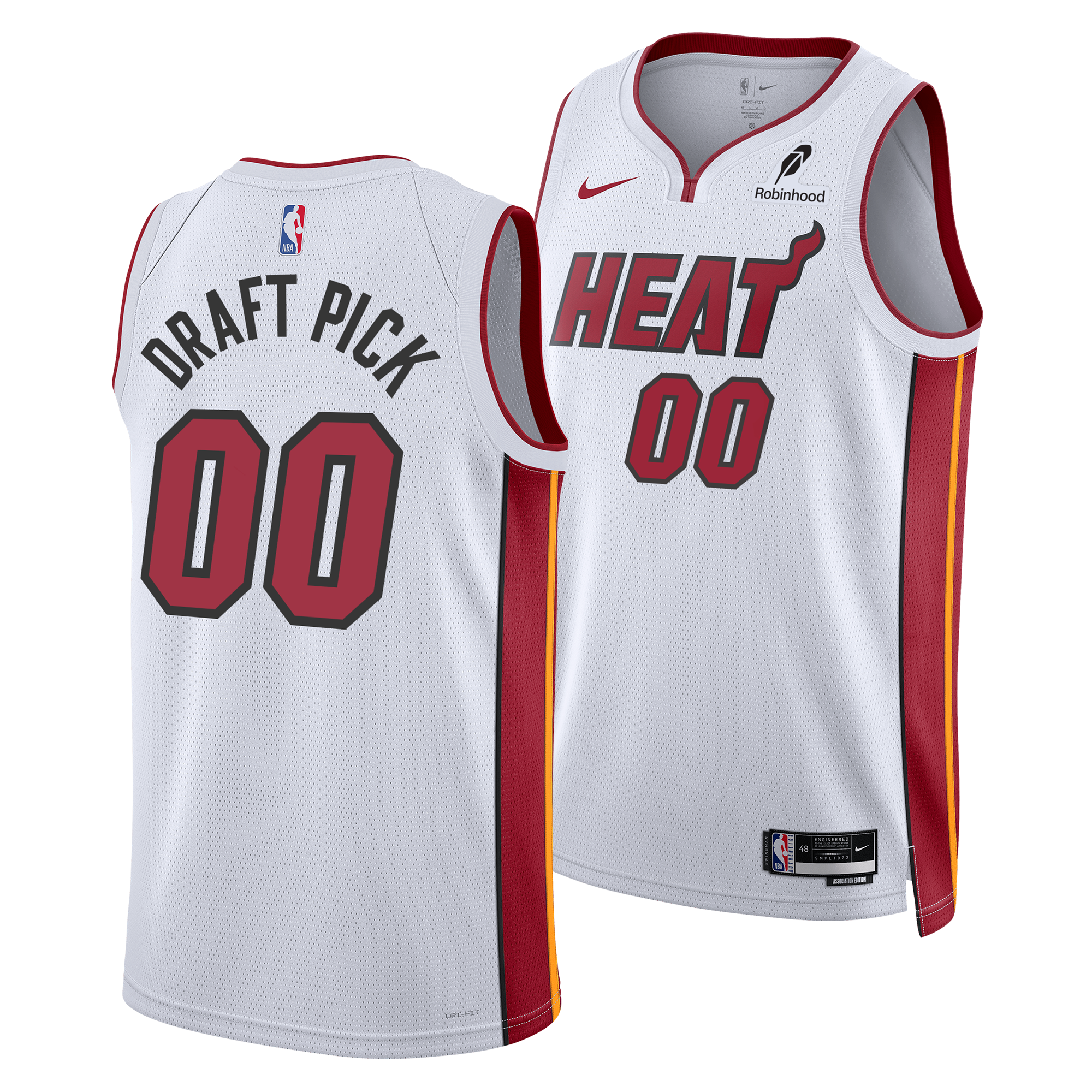 Ryan Conwell Nike Miami HEAT Association White Youth Swingman Jersey