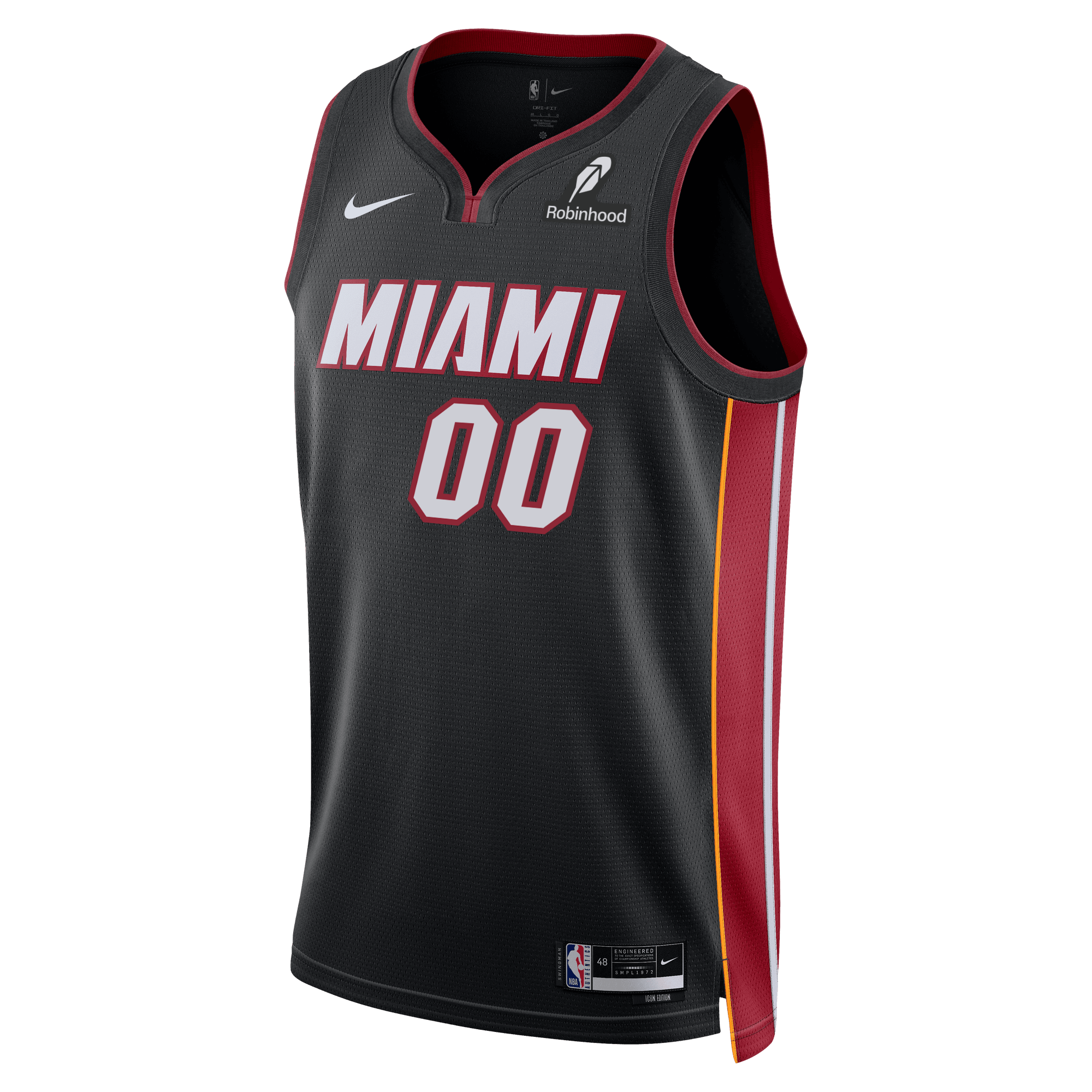 Ryan Conwell Nike Miami HEAT Icon Black Youth Swingman Jersey