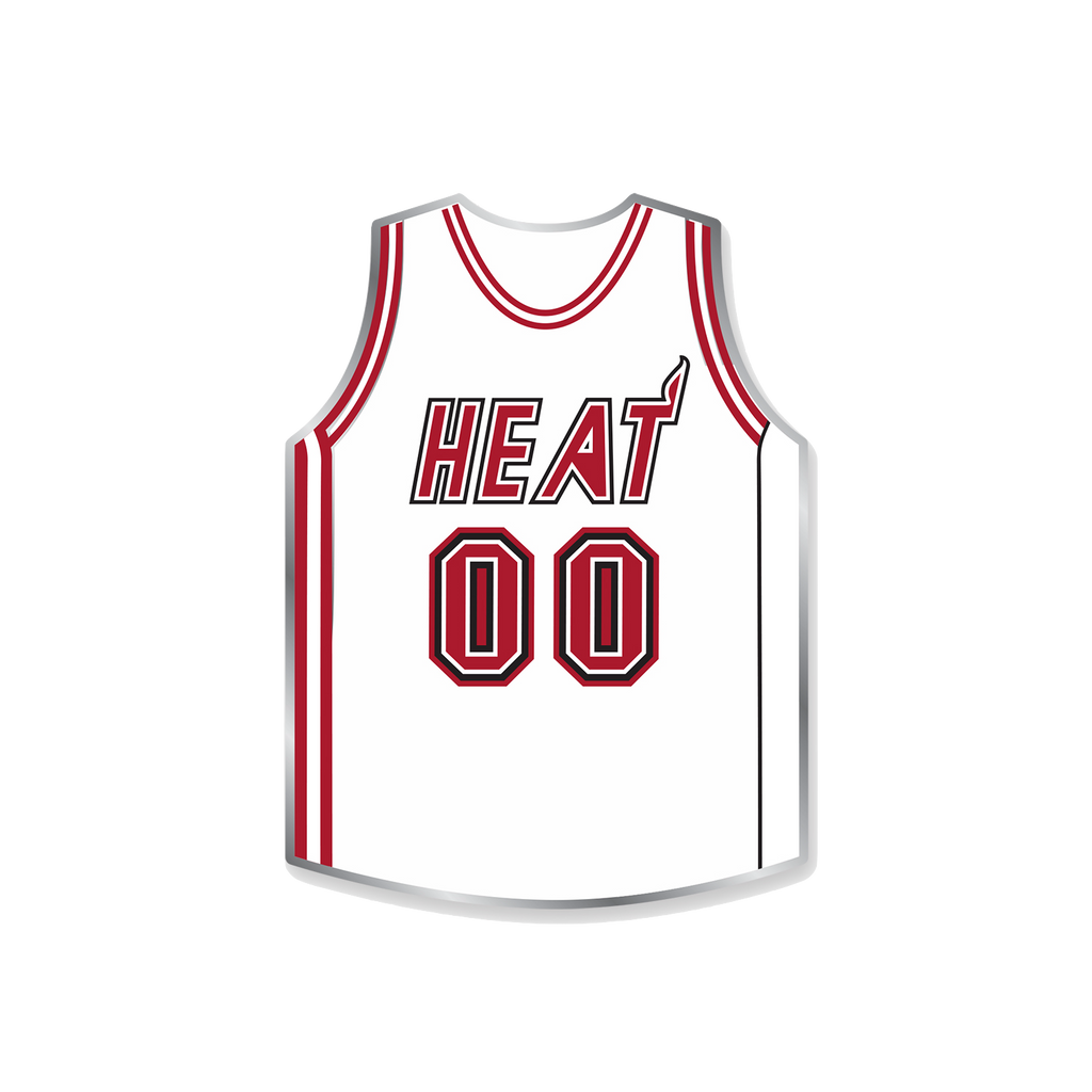 Miami HEAT Hardwood Classic Jersey Pin NOV. MISC.Z AMINCO    - featured image