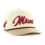 '47 Brand Miami HEAT Overhand Tan Snapback - 3