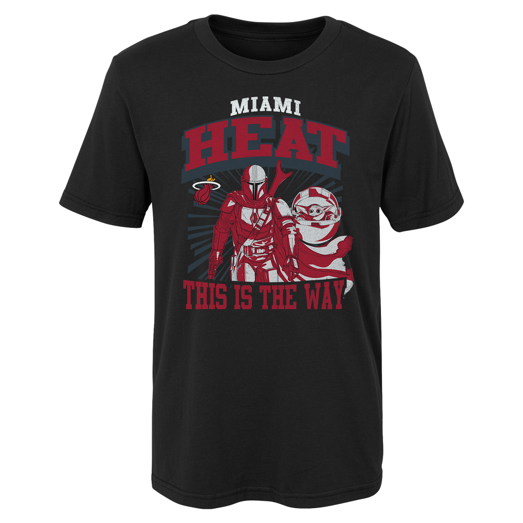 Miami HEAT Star Wars This Is The Way Youth Tee KIDSTEE OUTERSTUFF    - featured image