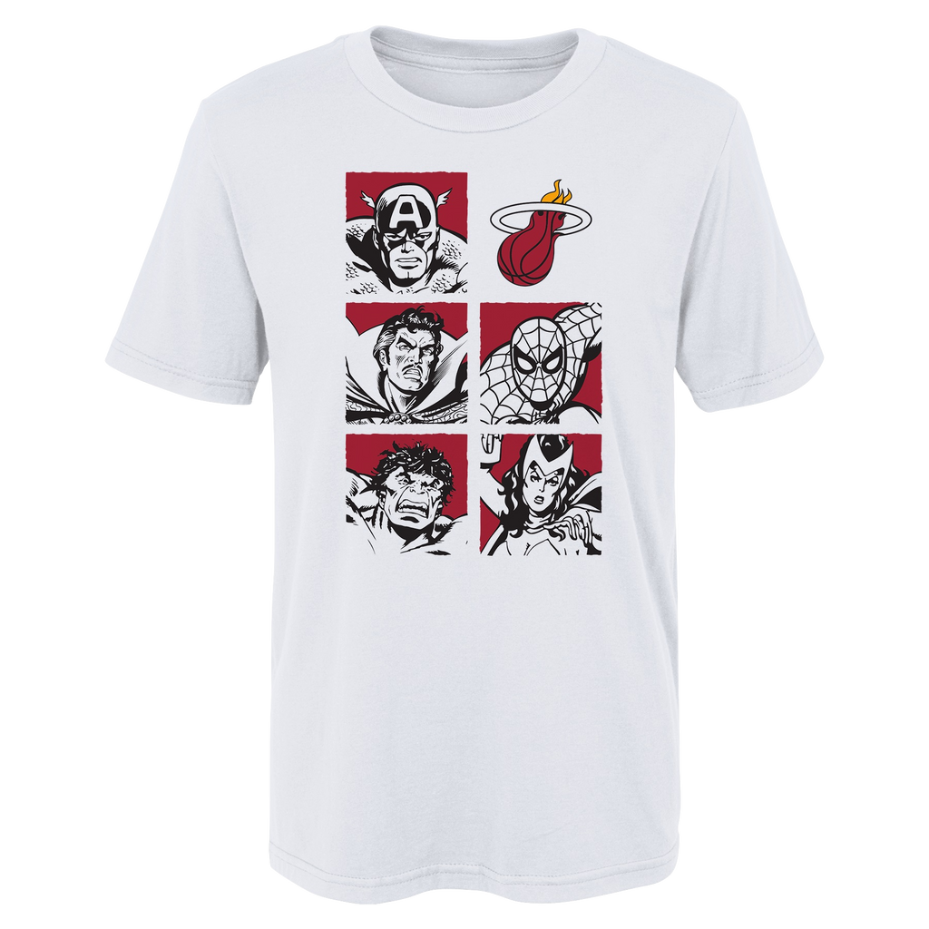 Miami HEAT Avengers Youth Tee KIDSTEE OUTERSTUFF    - featured image