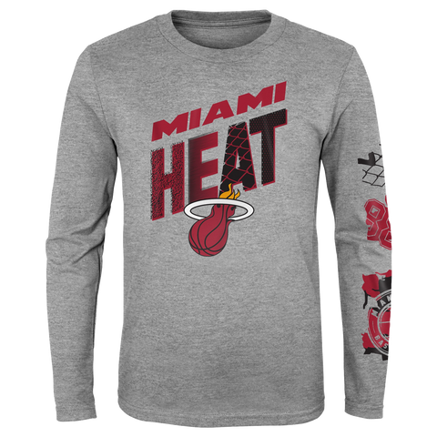 Miami HEAT Parks Wreck Long Sleeve Youth Tee
