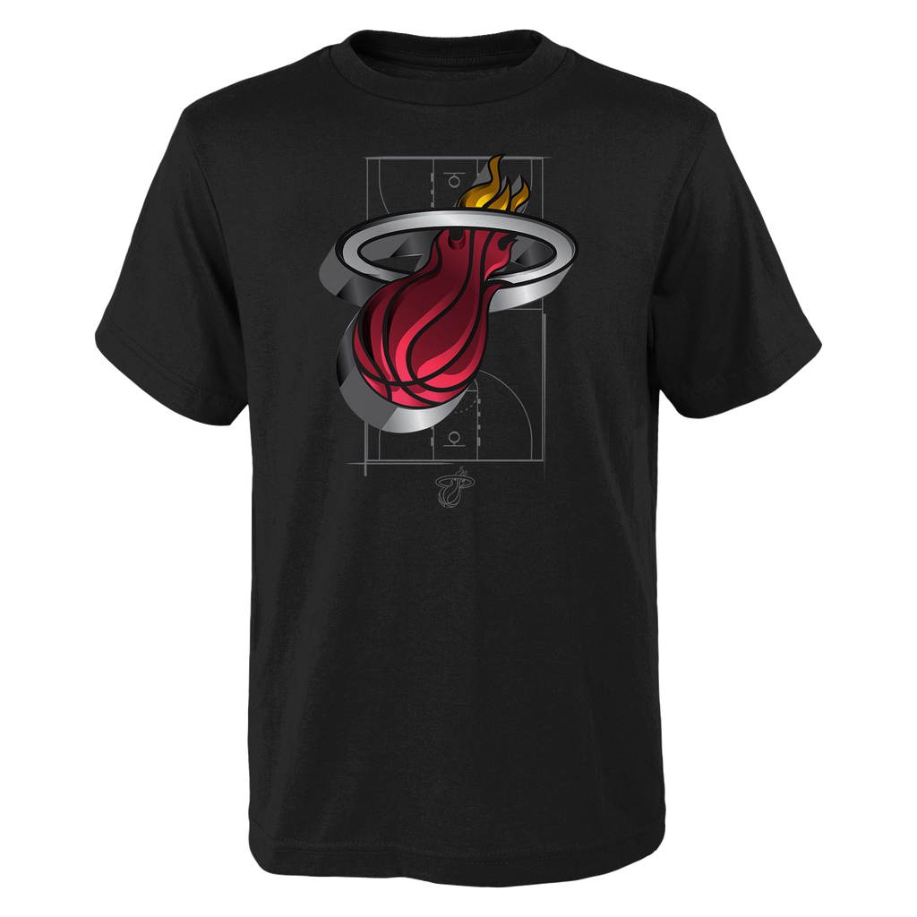 Miami HEAT 3D Logo Youth Tee KIDSTEE OUTERSTUFF    - featured image