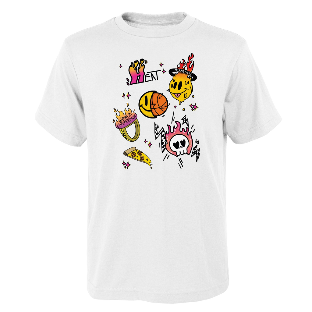 Court Culture Doodle Kids Girls Tee GIRLSTEES OUTERSTUFF    - featured image